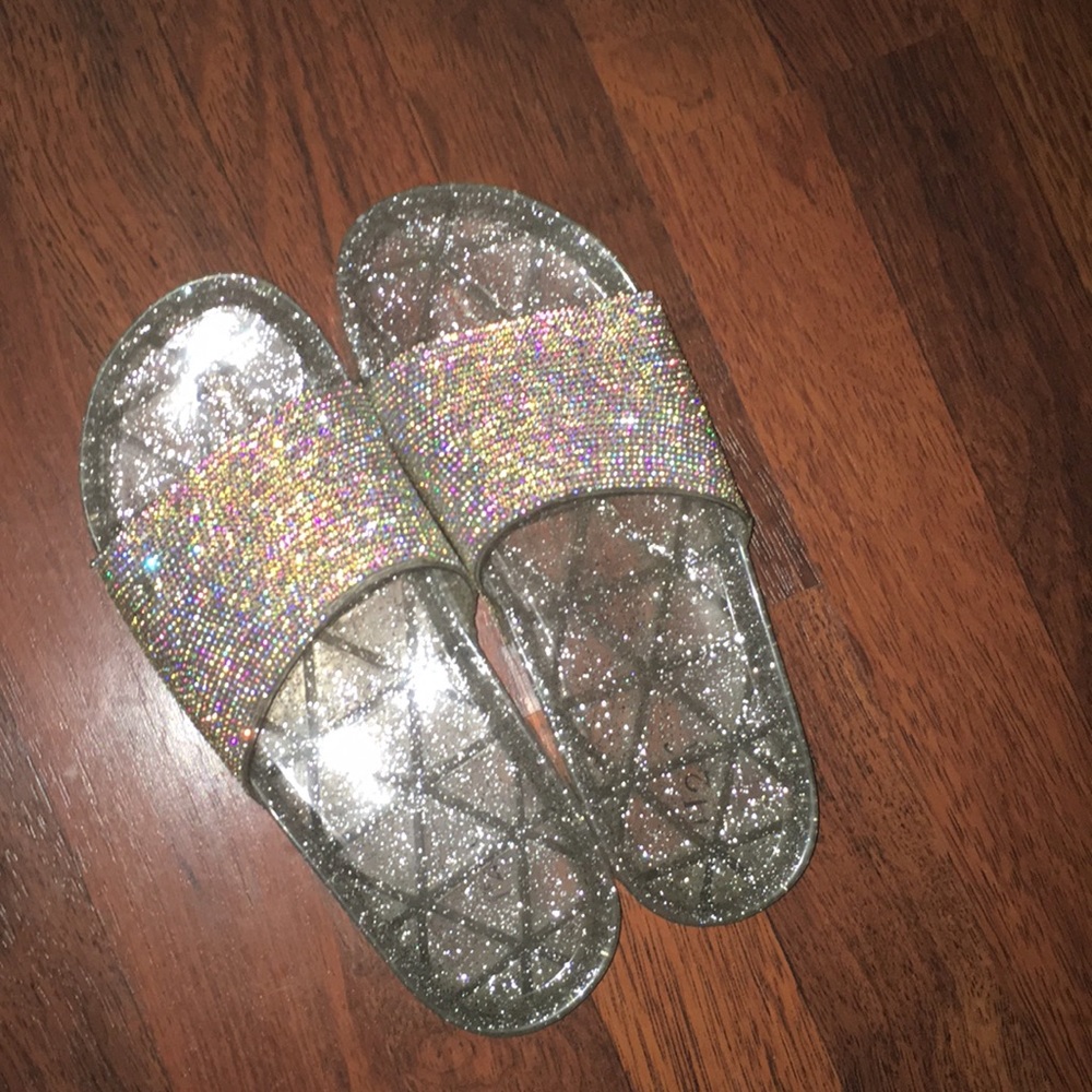 Glittery slides